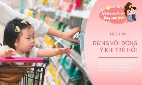 Khi trẻ xin 3 thứ này, dù nhà giàu hay nghèo bố mẹ đừng dễ dàng cho con