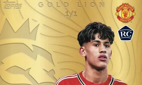 JJ Gabriel nhận thẻ vàng 24 carat sau kỷ lục tại Man Utd
