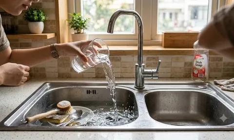 Đổ một cốc nước nóng xuống cống: Mẹo hay giúp nhà bếp hết sạch mùi hôi chỉ trong vài phút