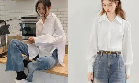 Sơ mi trắng – Món đồ cơ bản nhưng có thể biến hóa với đủ phong cách thời trang