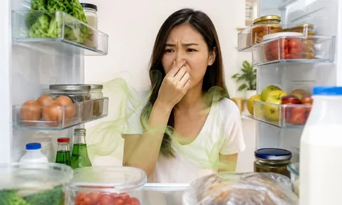 Vì sao tủ lạnh nhìn thì sạch mà vẫn có mùi hôi?