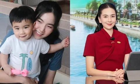 Mai Ngọc "sống 2 cuộc đời": Lúc một tay chăm quý tử khi vắng bác giúp việc, lúc làm MC sang chảnh