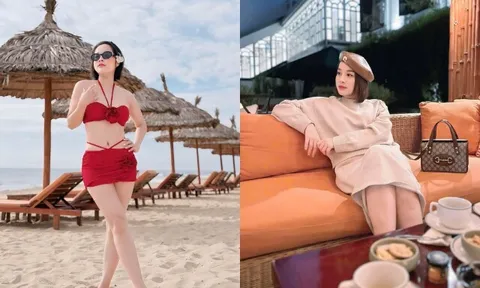 Mỹ nhân Nhật Ký Vàng Anh diện đồ tắm khoe dáng nóng bỏng, đập thông 2 căn chung cư làm nhà ở, "phủ" đồ hiệu đắt đỏ