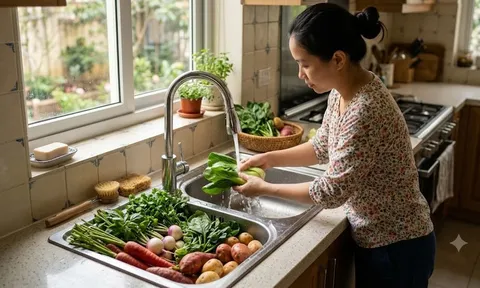 5 cách đơn giản đánh bay dư lượng thuốc trừ sâu trên rau củ quả ngay tại nhà