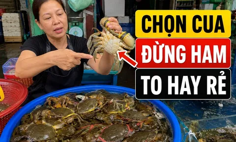Chọn cua đừng ham to hay rẻ, thấy thứ này người bán cho cũng đừng ham