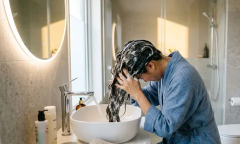 Gội đầu vào buổi sáng hay buổi tối để giảm rụng tóc?