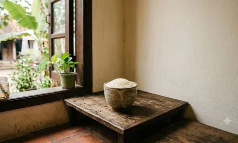 Lý do ngày càng nhiều người đặt một cốc gạo ở góc nhà