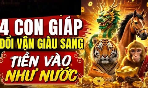 10/8/2026 nhận năng lượng vàng: 4 con giáp gom hết vận may thiên hạ