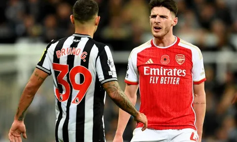 Bruno Guimaraes là lời giải hoàn hảo cho bài toán Declan Rice
