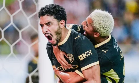 Marmoush lập cú đúp giúp Man City ngược dòng hạ Atletico Madrid