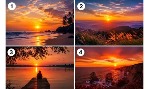 Chọn 1 ánh hoàng hôn để xem bạn đang cần rũ bỏ điều gì trước khi quá muộn