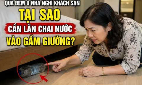 Lăn chai nước vào gầm giường trước khi ngủ khách sạn, nhà nghỉ có tác dụng gì?