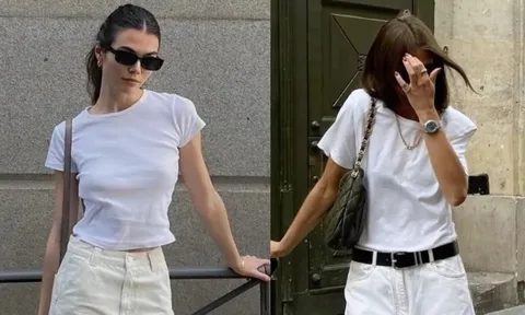 Quần jeans trắng – món đồ giúp phong cách mùa hè trở nên thanh thoát hơn