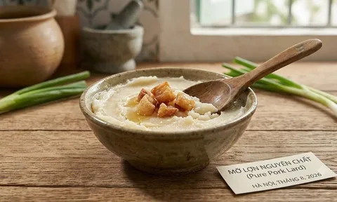 Rán mỡ lợn nhớ thêm 3 thứ này: Mỡ trắng tinh như sữa, thơm nức để cả năm không hôi