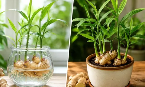 Trồng gừng cảnh nên trồng thủy sinh hay trồng trong đất?
