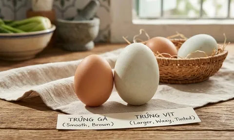 Trứng gà hay trứng vịt tốt hơn? So sánh bất ngờ giúp bạn chọn đúng loại cho gia đình