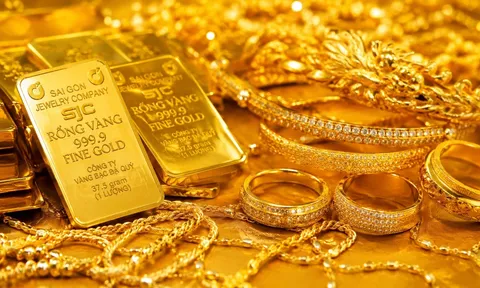Bảng giá vàng 9999 24K 18K SJC DOJI PNJ hôm nay 10/8/2026