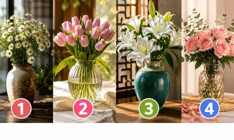 Chọn 1 bình hoa bạn yêu thích để xem thẳm sâu trong bạn đang muốn nói điều gì