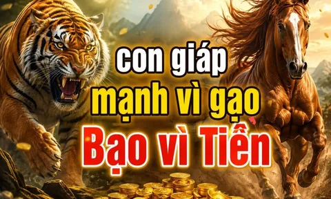 3 con giáp Mạnh vì Gạo - Bạo vì Tiền