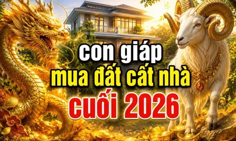 3 con giáp nhận vía mua đất cất nhà cuối 2026