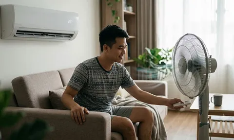 Vì sao bật điều hòa nên kết hợp mở quạt?
