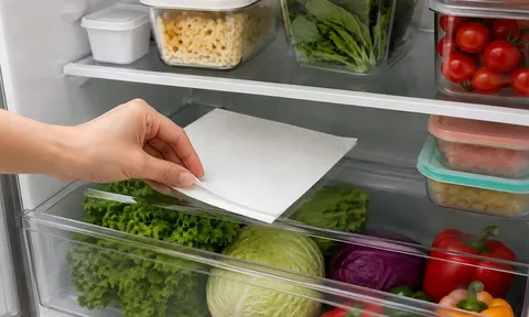 Vì sao nhiều người đặt giấy ăn trong tủ lạnh?