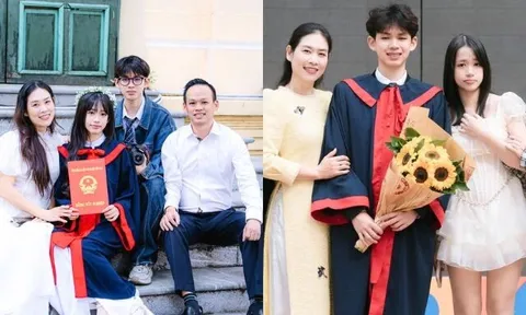 "Nguyệt thảo mai" đón 2 tin vui cùng lúc: Quý tử trúng tuyển Đại học Kinh tế Quốc dân, con gái đỗ cấp 3 Việt Đức