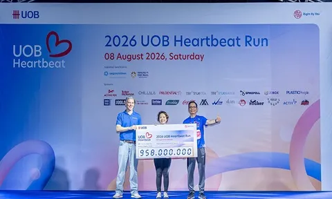 Giải chạy bộ UOB Heartbeat Run 2026 gây quỹ hơn 950 triệu đồng hỗ trợ giáo dục số
