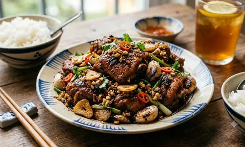 Bí quyết làm vịt cháy tỏi da giòn rụm, thịt mềm ngọt chuẩn vị ngoài hàng chỉ với 4 bước