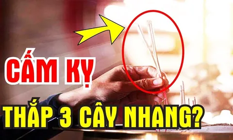 Thắp hương chỉ chọn 3 cây nhang là dại: Đây mới là con số chính xác nhất