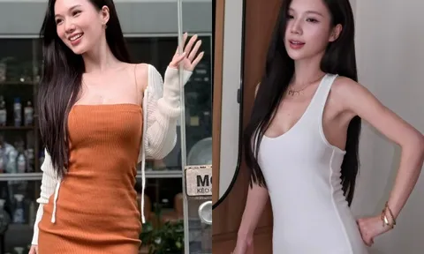 Mỹ nhân VTV diện đồ theo công thức "trên ngắn dưới dài" khéo tôn đường cong, số đo 3 vòng 82-56-87cm