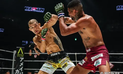 RIZIN 54: Patchy Mix thua thảm trận thứ tư liên tiếp, đệ tử lò Alex Pereira gây sốt với màn ăn mừng kinh điển