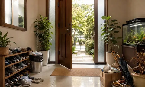 Tổ tiên đã nhắc 7 thứ không đặt trước cửa kẻo tài lộc khó vào