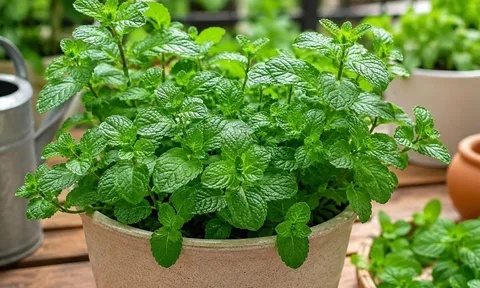 Trồng bạc hà trong chậu, làm đúng 5 bước này cây dễ phát triển hơn