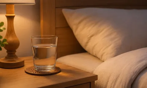 Vì sao nhiều gia đình có thói quen đặt một cốc nước ở đầu giường?