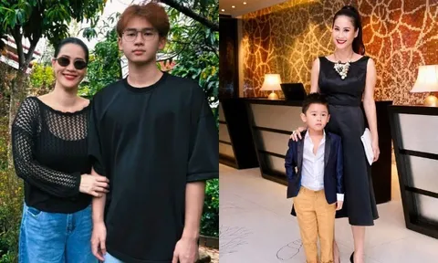 Thân Thúy Hà khoe quý tử đầu lòng cao ráo đang du học Mỹ, được Hà Trí Quang khen chững chạc
