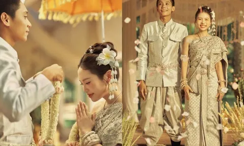 Phương Mỹ Chi thực hiện nghi lễ cưới của người Khmer Nam Bộ, gây chú ý với điệu múa truyền thống