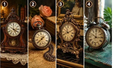 Chọn 1 chiếc đồng hồ cổ bạn ấn tượng nhất để xem bạn nên buông điều gì