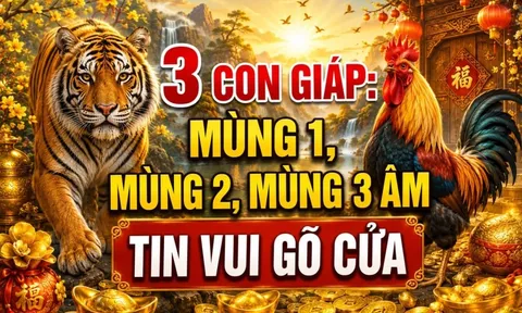 3 con giáp: Mùng 1, mùng 2, mùng 3 Âm tin vui gõ cửa