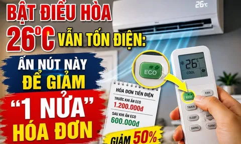 Bật điều hòa 26°C vẫn tốn điện: Ấn nút này để giảm “1 nửa” hóa đơn