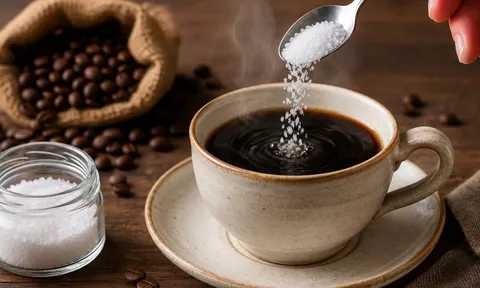 Vì sao nên nêm một chút muối vào cà phê?