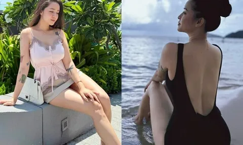Người đẹp VTV diện bikini khoe dáng "thắt đáy lưng ong", có con gái hot girl vừa đỗ Đại học Luật Hà Nội