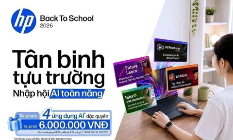 HP tặng “khủng” 4 ứng dụng AI trị giá 6 triệu đồng khi mua laptop OmniBook và Gaming mùa tựu trường 2026