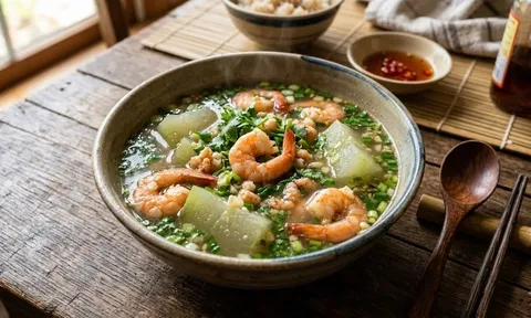 Bật mí 3 cách nấu canh bí xanh thanh mát, giải nhiệt cực đỉnh: Bí quyết nằm ở 1 củ gia vị quen thuộc!