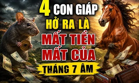 4 con giáp hở ra là mất tiền mất của tháng 7 Âm