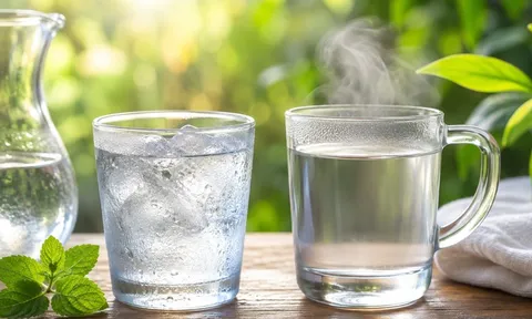Mùa hè nên uống nước ấm hay nước nguội?