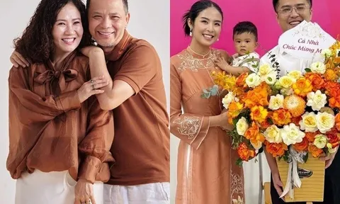 2 nghệ sĩ Việt mang bầu khi đang học Thạc sĩ: NSƯT Nguyệt Hằng đón con thứ 4, Ngọc Hân bế con nhận bằng