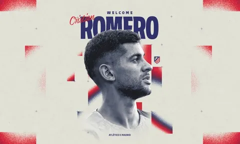 CHÍNH THỨC! Atletico Madrid ký hợp đồng với Cristian Romero từ Tottenham