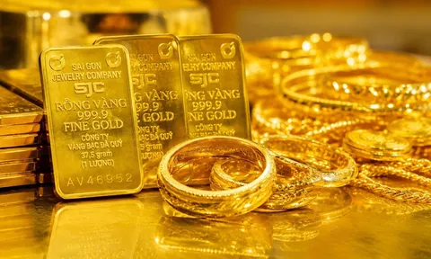 Bảng giá vàng 9999 24K 18K SJC DOJI PNJ hôm nay 15/8/2026