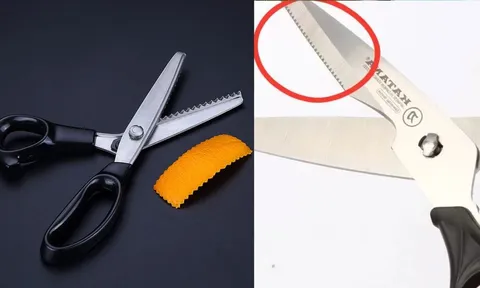 Công dụng đặc biệt của đường răng cưa trên kéo, nhiều người không biết